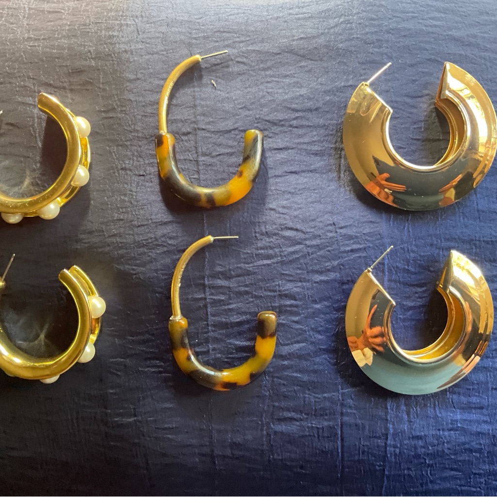 J Crew Assorted Earrings 35$